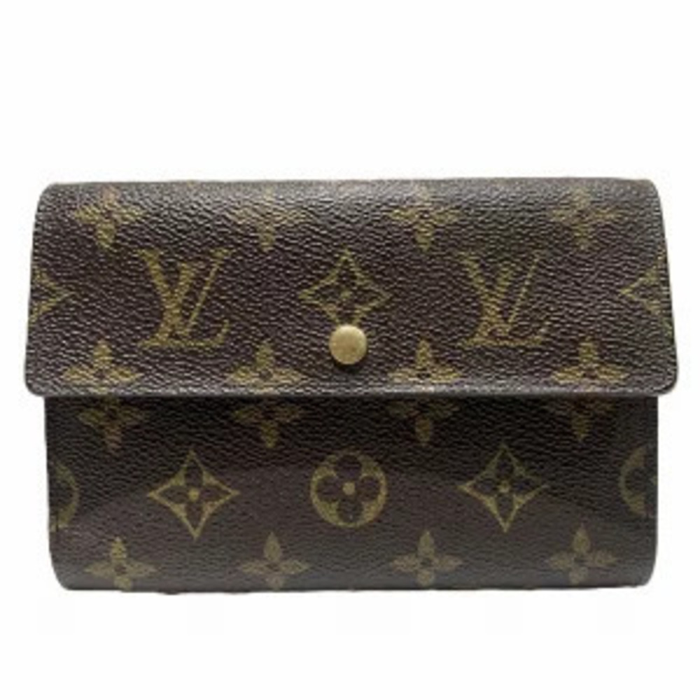 Louis Vuitton Monogram Portefeuille Tresor Etui Chequier Bi fold Wallet